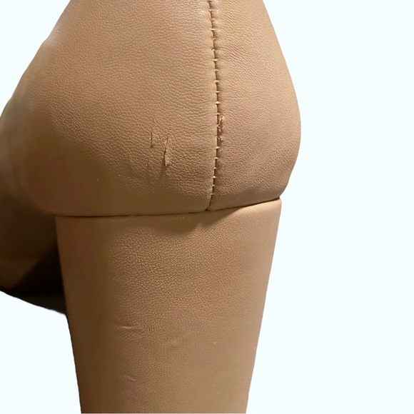 ✨SOLD✨Naturalizer Women’s Berlin Chunky High Heel Platform Pump, Nude/Beige, 10W - Picture 7 of 9